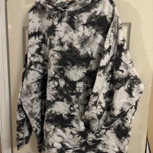 No Boundaries Monochrome Tie-Dye Hoodie size 3 xl